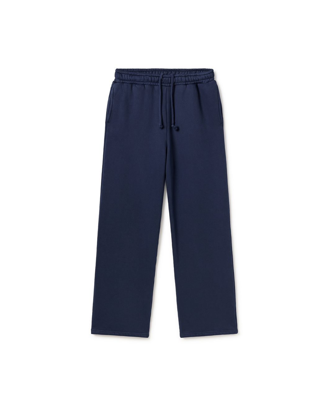 450 GSM 'Navy Blue' Straight-leg Pants