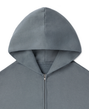 Load image into Gallery viewer, 450 GSM &#39;Iron Gray&#39; Zipper Hoodie
