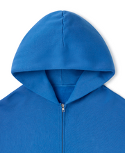 Load image into Gallery viewer, 450 GSM &#39;Royal Blue&#39; Zipper Hoodie
