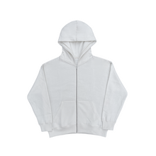 Load image into Gallery viewer, 450 GSM &#39;Bone White&#39; Zipper Hoodie
